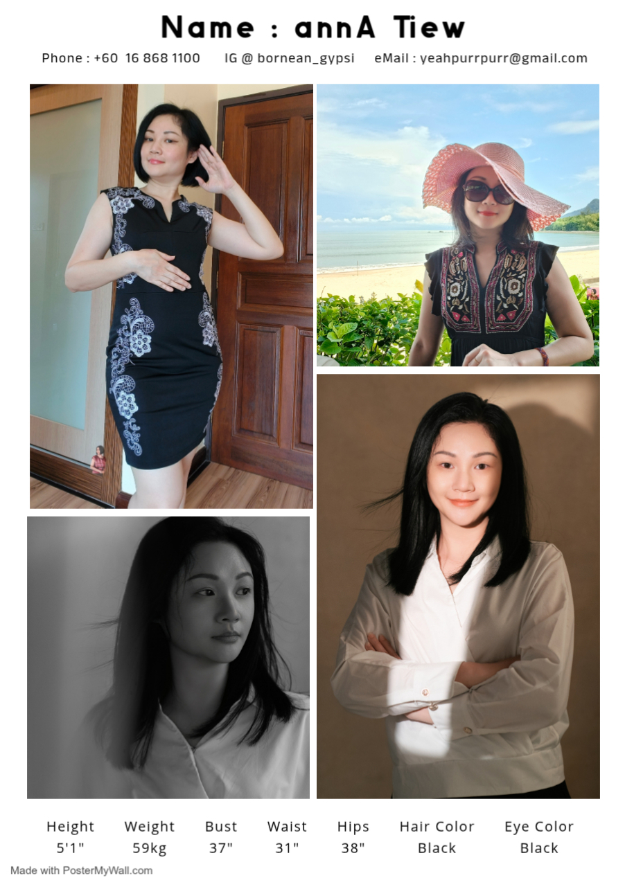 annA Tiew comp card