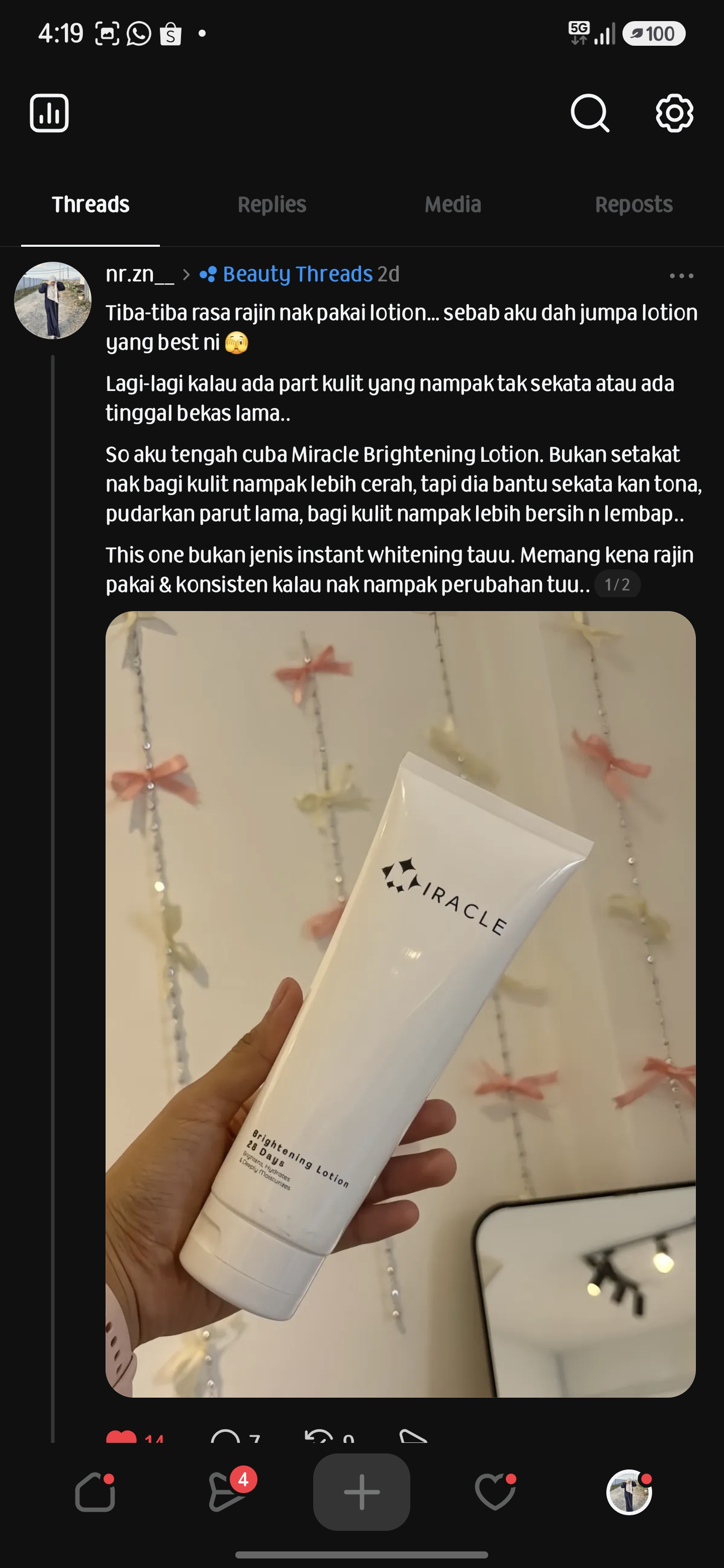 Beauty Lab — Miracle Brightening Lotion