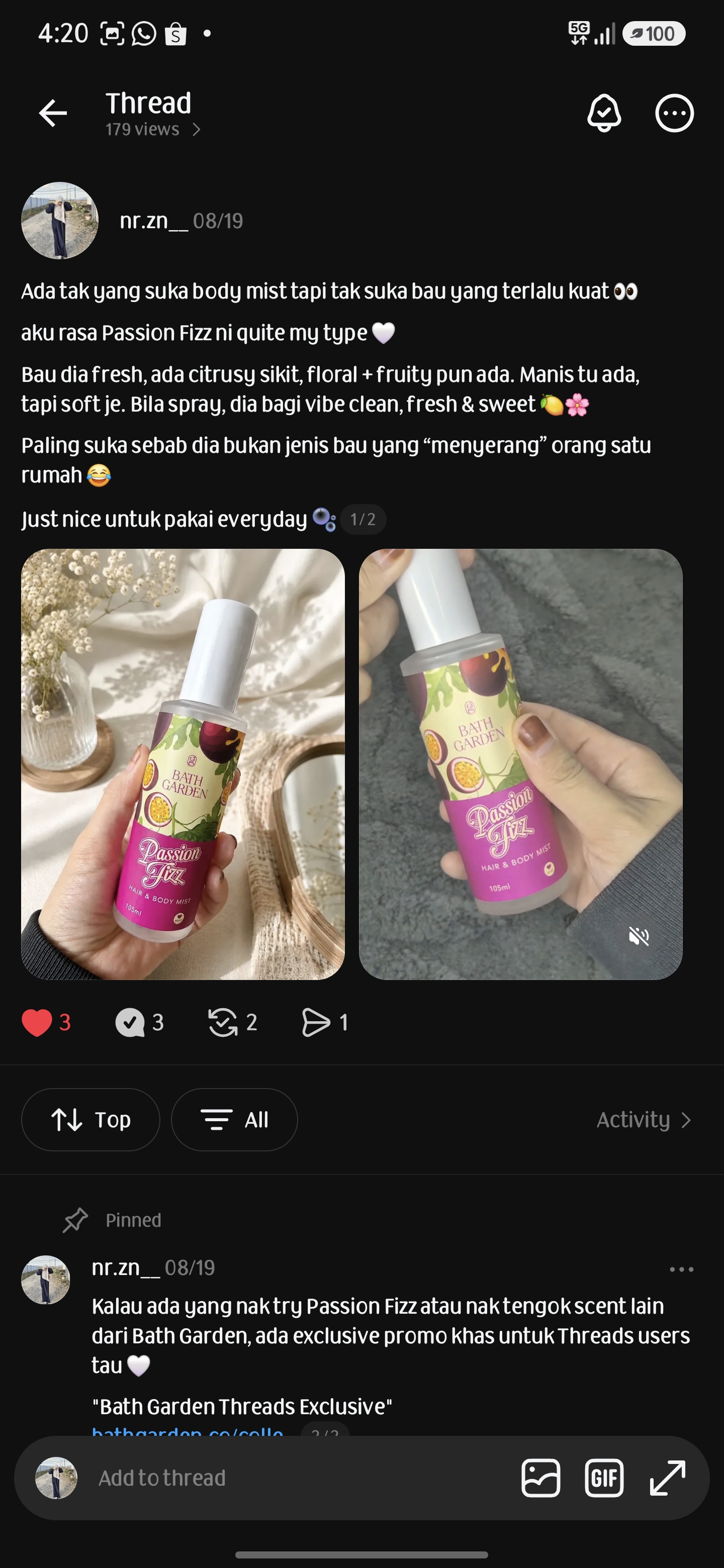 Bath Garden — Body Mist