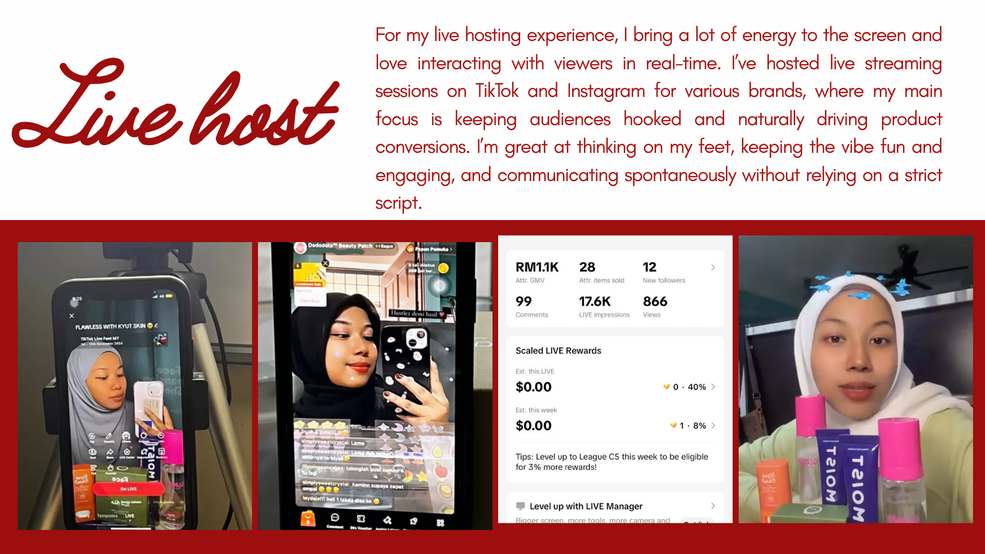 Live host