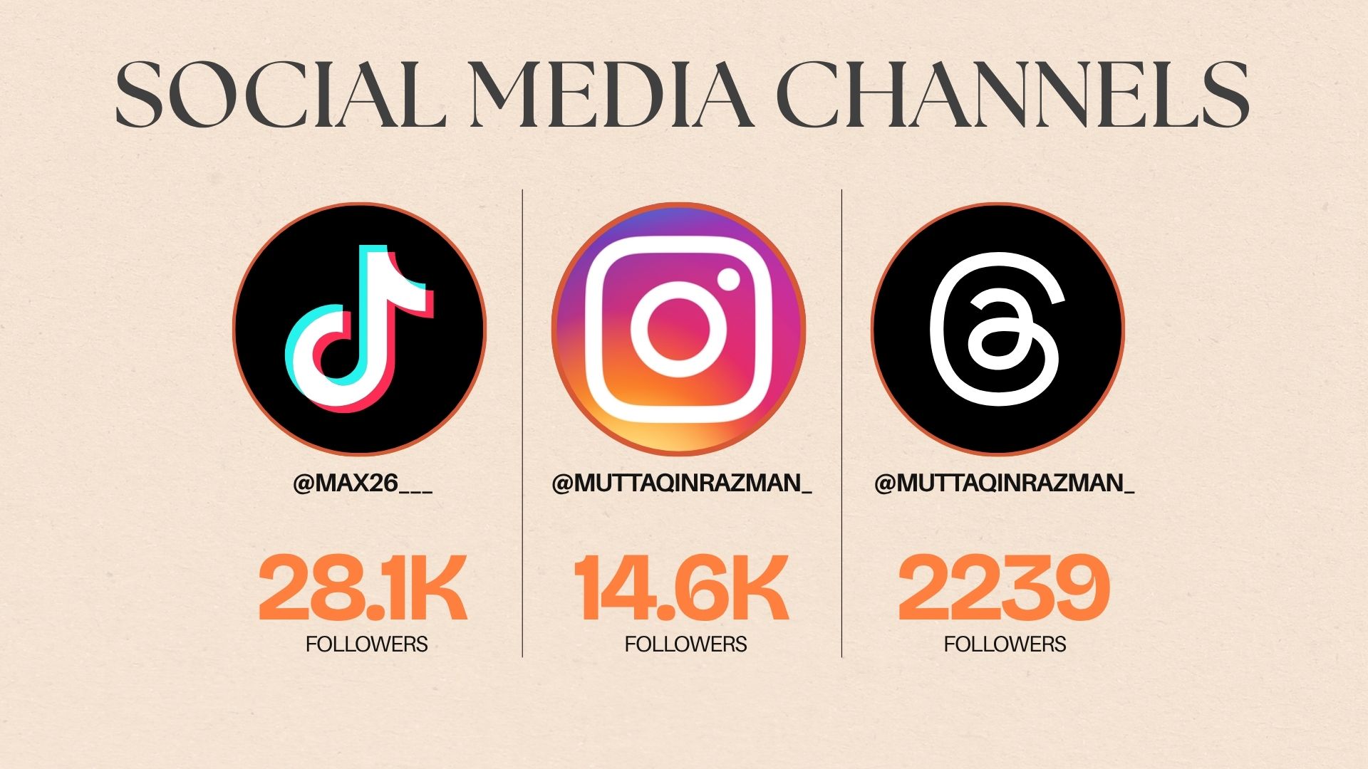 Social Media Channels